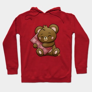 sweet strawberry chocolate teddy Hoodie